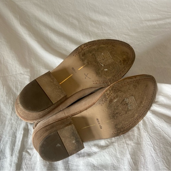 Dolce Vita Tan Kade Bootie Ankle Boots - Picture 3 of 7